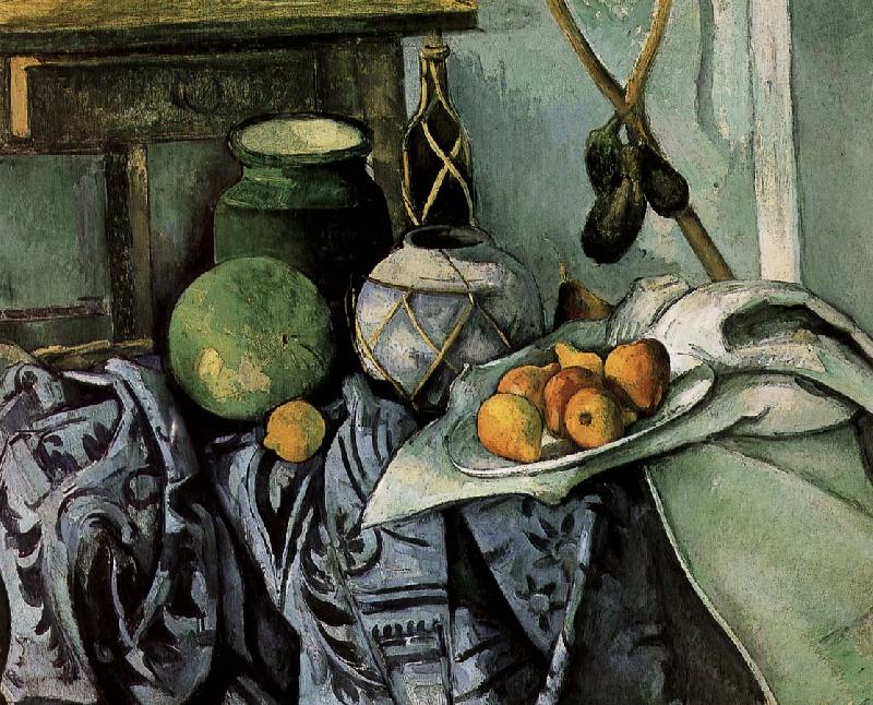 Paul Cezanne bottles and fruit still life Germany oil painting art